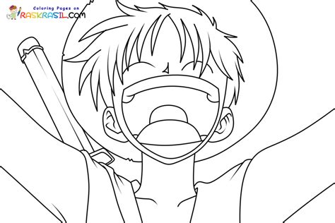 Coloriage Luffy Imprimer