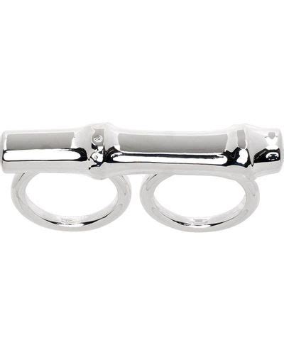 Black Jil Sander Rings For Men Lyst