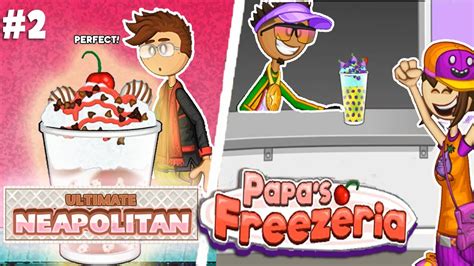 Papa S Freezeria Food Truck Ultimate Neapolitan Youtube