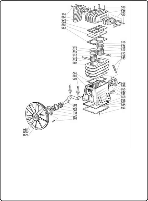 Harbor Freight Air Compressor Parts Diagram