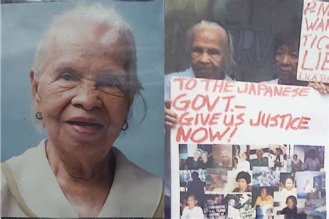 Filipino Wwii Comfort Woman Lola Hilaria Passes Away At