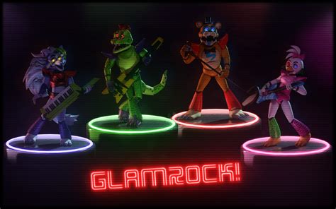 Glamrock Animatronics Full Body Showcase Wallpaper Modelled By Me