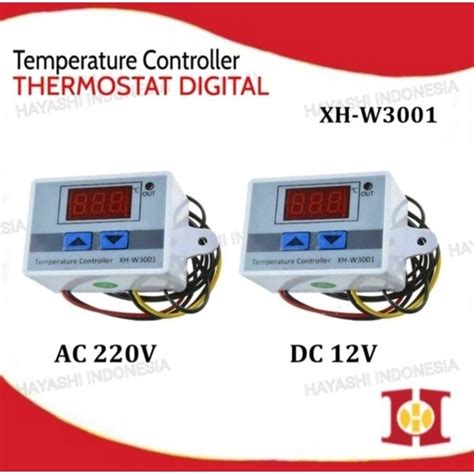 Jual Thermostat Digital Ac V Dc V Termostat Pengatur Suhu Xh W