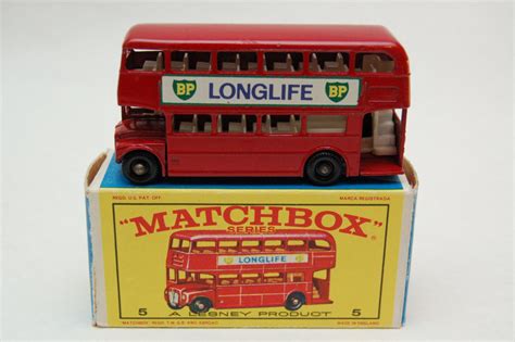 Matchbox Lesney 5 London Bus Bp Longlife With Original Box Vintage Toy Collection Now For Sale