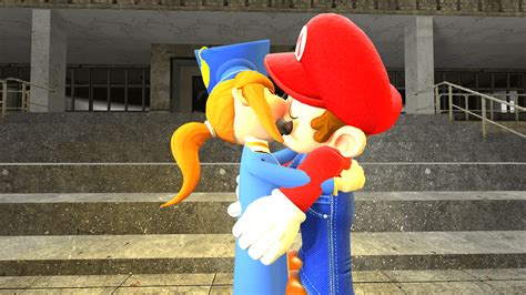 Meggy x mario - Graduate kiss : r/meggyxmario