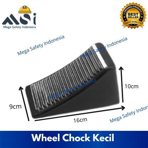 Jual Wheel Chock Rubber Mini Ganjelan Ban Mobil Parkir Penahan Roda