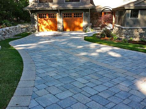 Heated Paver Driveway Project Green Monster Landscapes