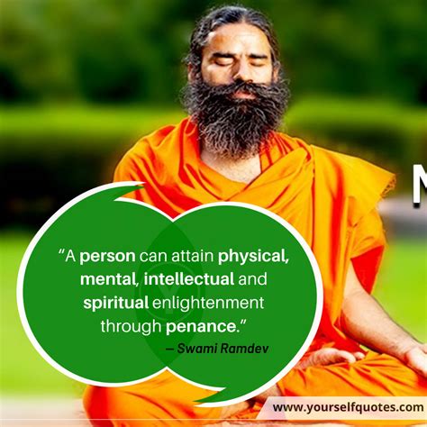 Yoga Guru Swami Ramdev Baba Wisdom Quotes | ― YourSelfQuotes