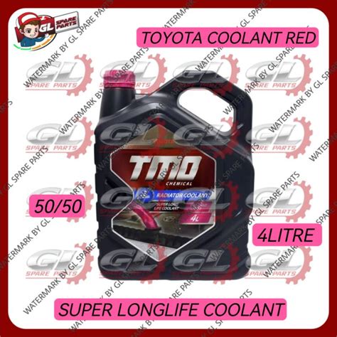 Toyota Super Longlife Coolant Tmo Red Color Chemical Liter