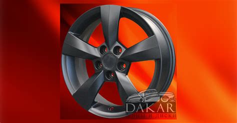 Диск 6j-15 5x100 38 57.1 Black Matt Khomen Wheels KHW-1504 Арт ...
