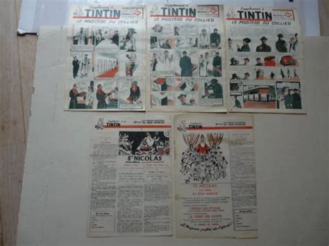 Tintin Rares Suppl Ments Au Journal Tintin De Eur