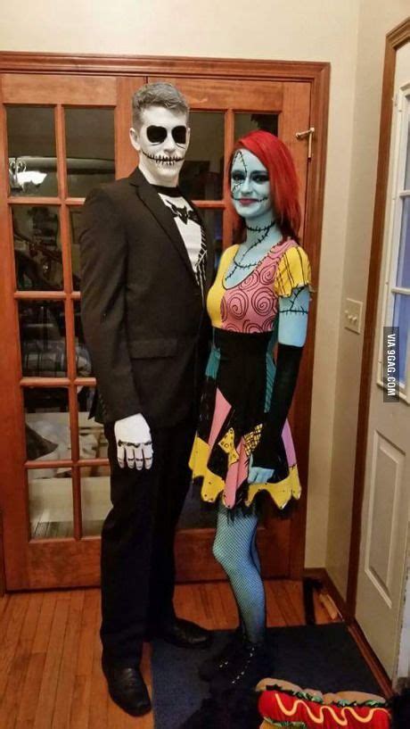 Jack And Sally Couples Costume Cool Halloween Costumes Couple Halloween Costumes Cute