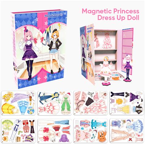 Sank Magnetic Princess Dress Up Paper Doll