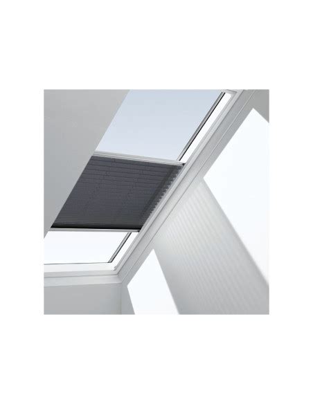 Store Pliss Manuel Noir Fhl Sk S Velux Profil Aluminium