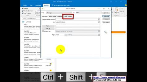 How To Search Emails By Date Range Between Two Dates In Outlook Youtube