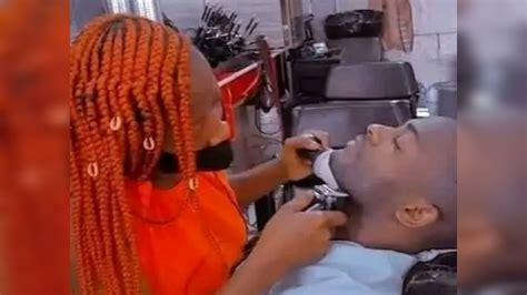 I Need To Locate This Barber Photos Of Female Barber In Action Spark
