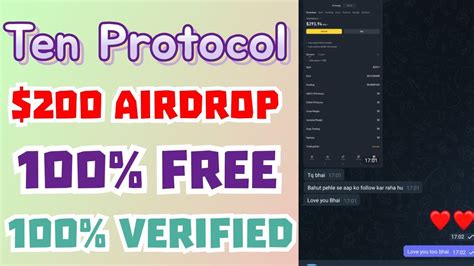 200 Free Airdrop Ten Protocol Free Testnet Airdrop Free New Crypto Loot Today Crypto