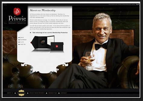 privvie concierge club logo identity web design