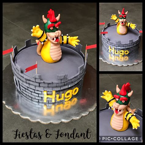 Bowser Mario Bros Cake By Fiestas And Fondant Mario Bros Cake Super