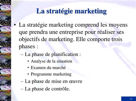 Ppt Le Marketing Et Les Strat Gies Dentreprise Powerpoint