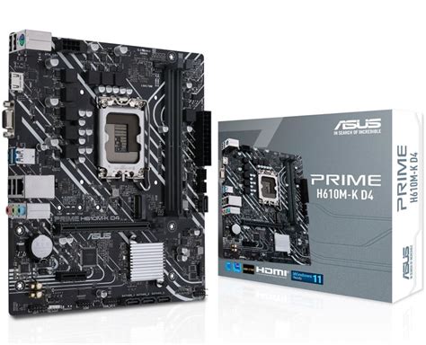 Asus Prime H610m K D4 Lga 1700