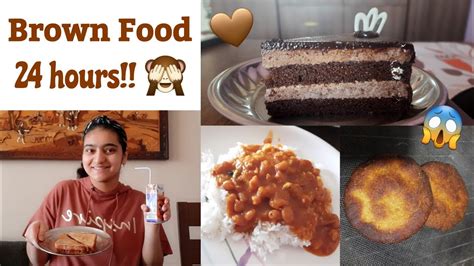 I Only Ate Brown Food For Hours Food Challenge Bani S Fun