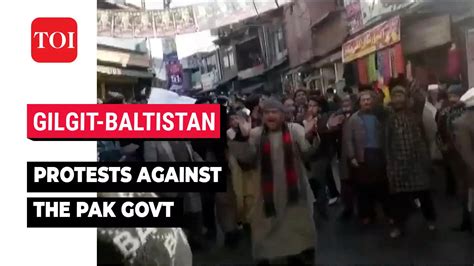 Anti Pakistan Protest Video Gilgit Baltistan Series Of Protests