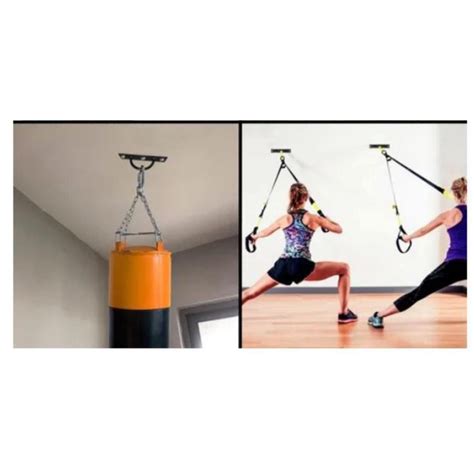 Suporte Teto Parede Trx Saco De Boxe Corda Cross Training Desconto No