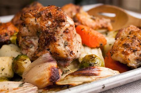 The Pantry Panda One Pan Roast Chicken With Root Vegetables