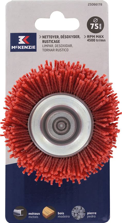 Brosse Soucoupe Perceuse Nylon D Mm Bricomarch