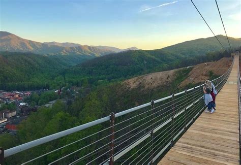 Gatlinburg Sky Bridge Is The Longest Pedestrian Suspension Bridge In