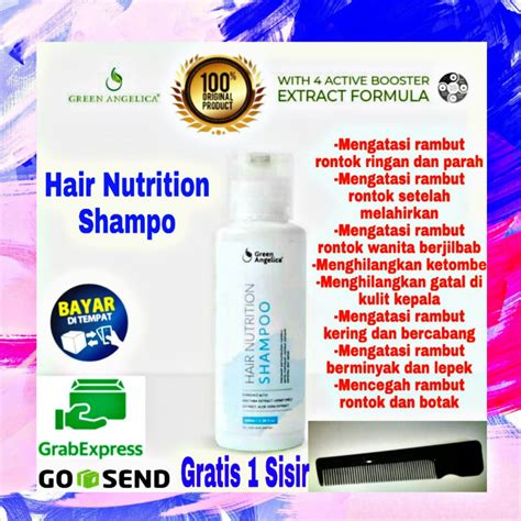 Jual Green Angelica Shampo Penumbuh Rambut Alami Ampuh Atasi Ketombe