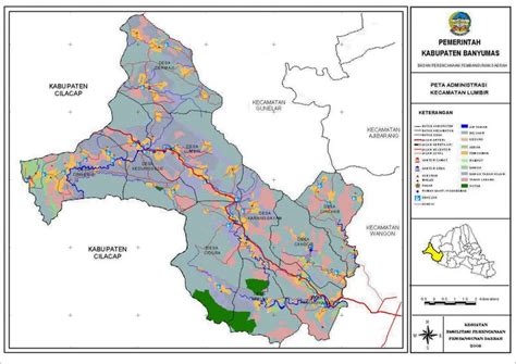 Takjub Indonesia Peta Kecamatan Di Kabupaten Banyumas