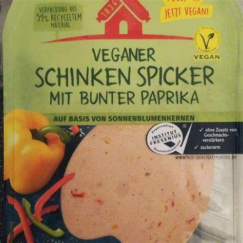 Veganer Schinken Spicker Mit Bunter Paprika R Genwalder M Hle Kalorie