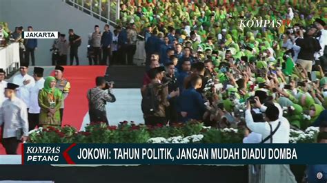 Pesan Jokowi Soal Tahun Politik Di Harlah Ke Muslimat Nu Video