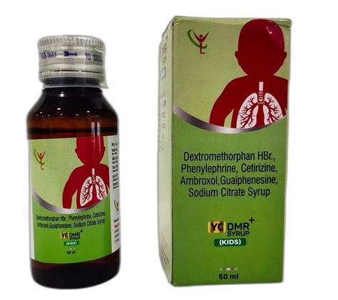 Dextromethorphan Hydrobromide Phenylephrine Cetirizine Syrup Packaging