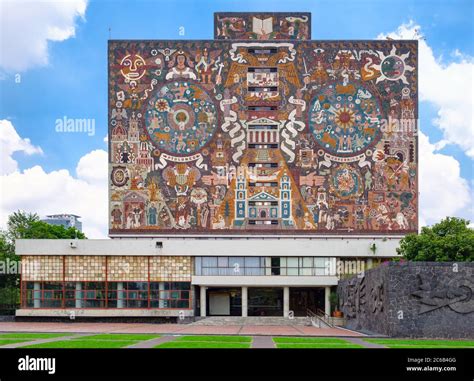 The Central Library At The National Autonomous University Of Mexico