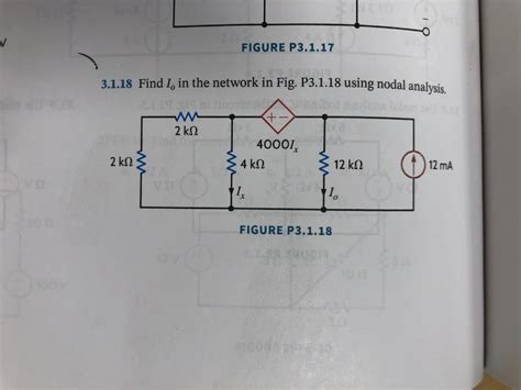 Solved Figure P3117 3118 Find I0 In The Network In Fig