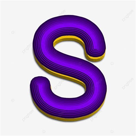 the letter s is made up of purple and yellow lines, font, alphabet ...