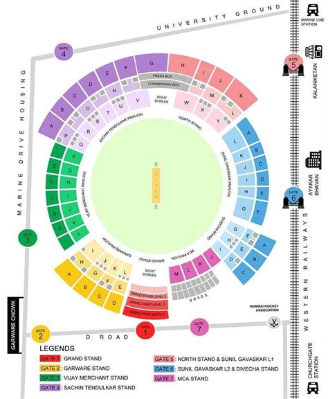 Wankhede Stadium Sachin Tendulkar Stand View