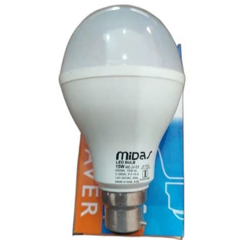 Midas Ceramic 15w Led Bulb For Home Cool Daylight At Rs 117piece In Nohar