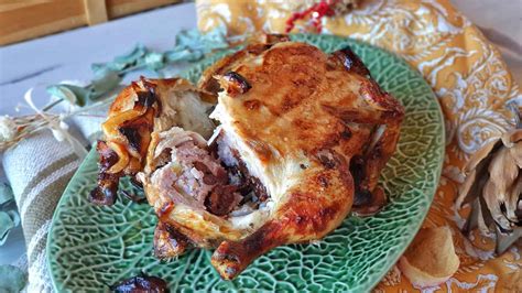 Pollo Relleno De Carne Y Ciruelas Receta Que Nunca Falla En Navidad