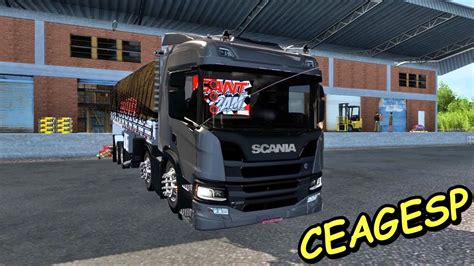 Scania P Qualificada Estilo Verdureiro Botando Press O Ets