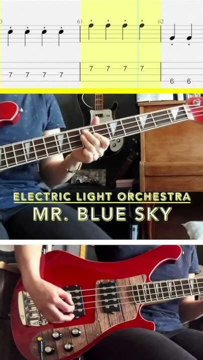 Electric Light Orchestra Mr Blue Sky Solo 1 Basscoverwithtabs