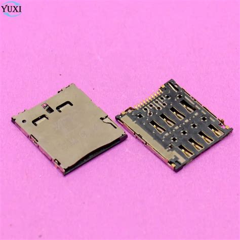 Yuxi 2pcs Sim Card Reader Holder Slot Socket Connector For Asus K004 Memo Pad 7 Me170 Me170c