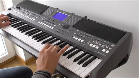 Yamaha Psr S 670 W Kolorze Krwi Demo YouTube