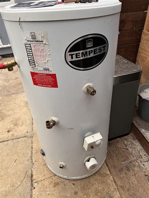 Telford Tempest 200 Litre Stainless Steel Indirect Unvented Cylinder