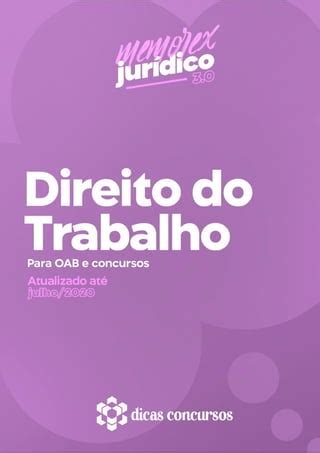 Direito Do Trabalho Pdf Pdf