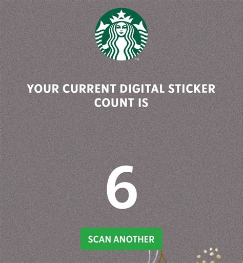 QR Starbucks Traditions Digital Promo Card 6 Stickers Hobbies Toys