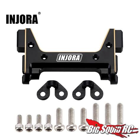 Injora Black Brass Front Bumper Mount For The Traxxas TRX 4M Bronco